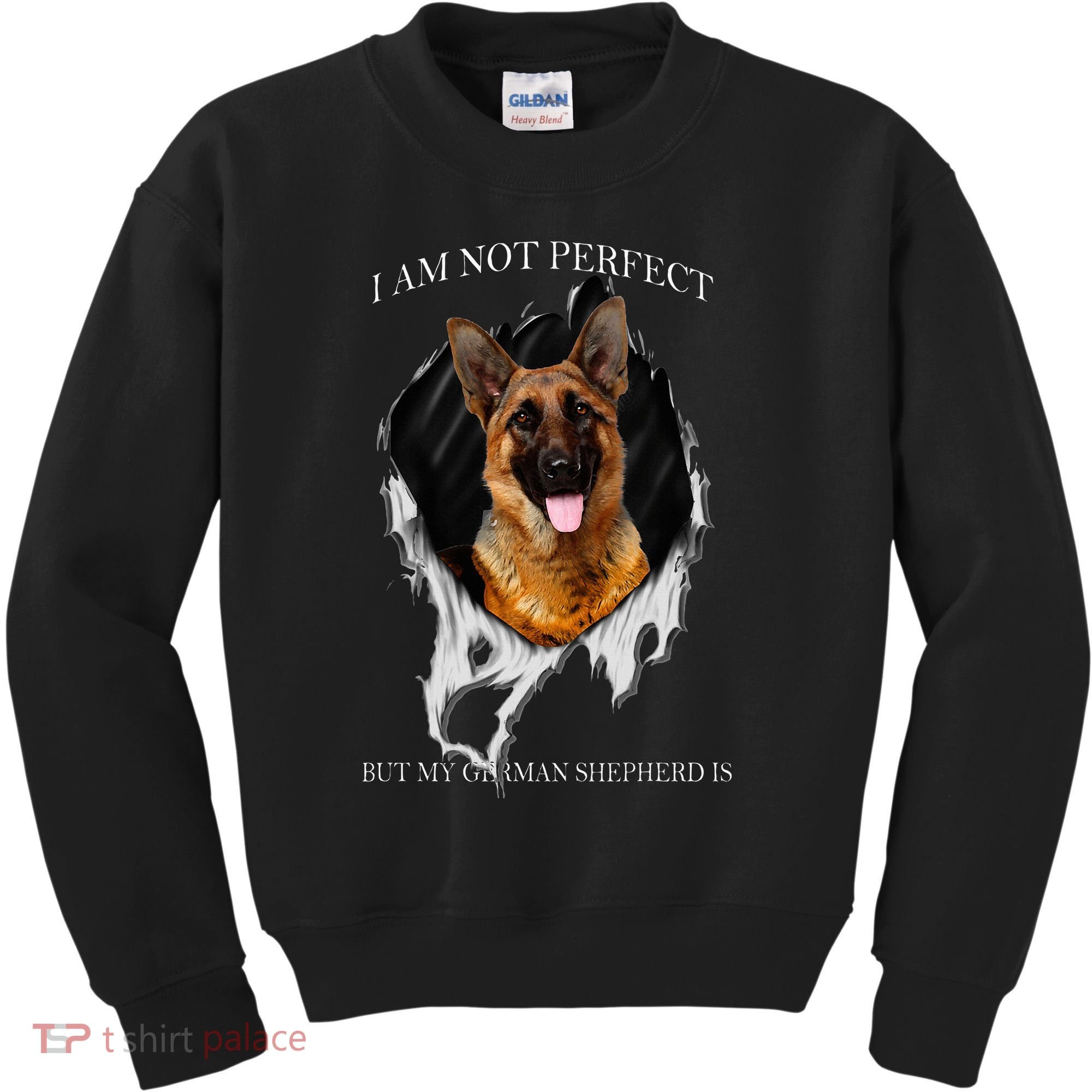My German Shepherd Is Perfect Dogs Kids Sweatshirt