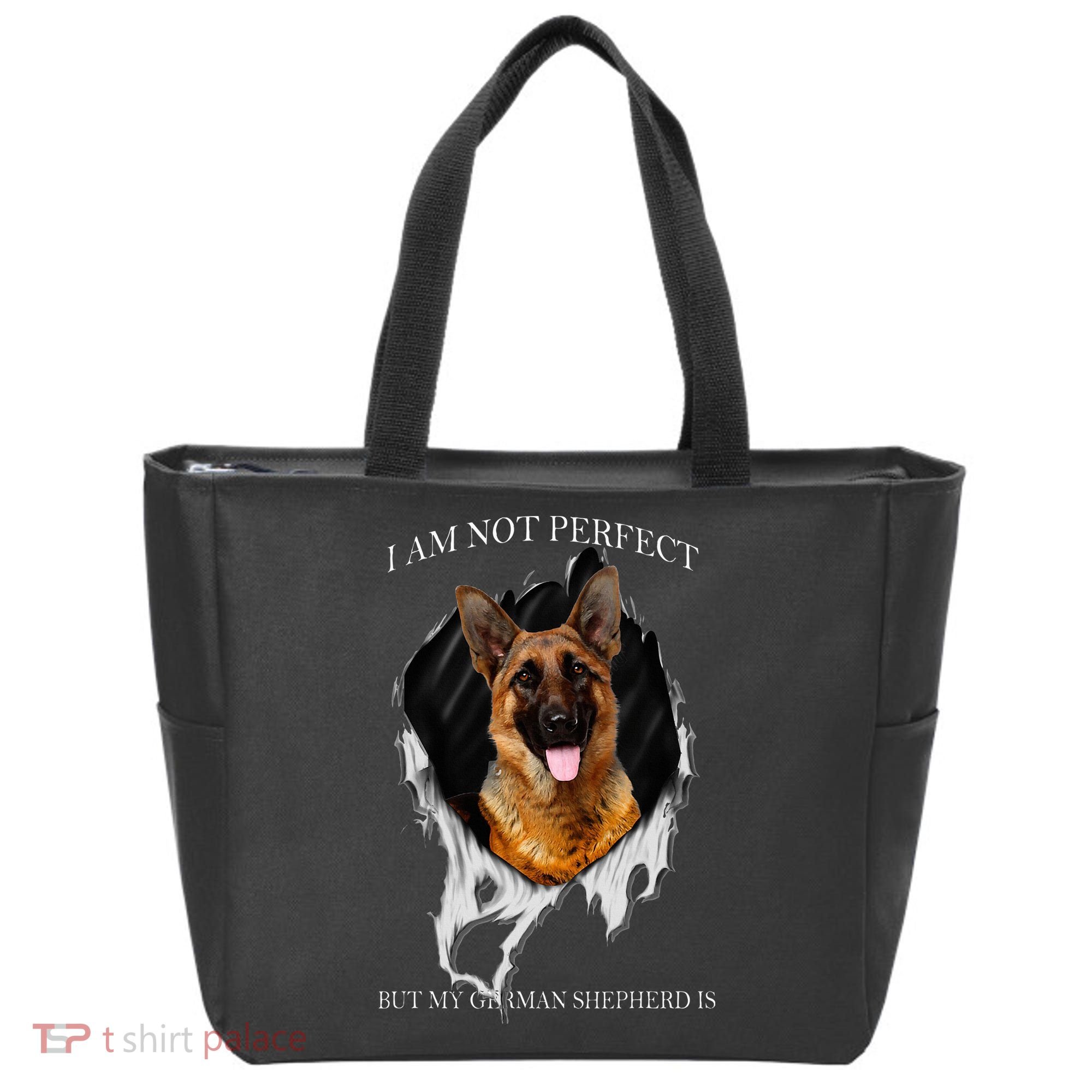 My German Shepherd Is Perfect Dogs Tote Bag