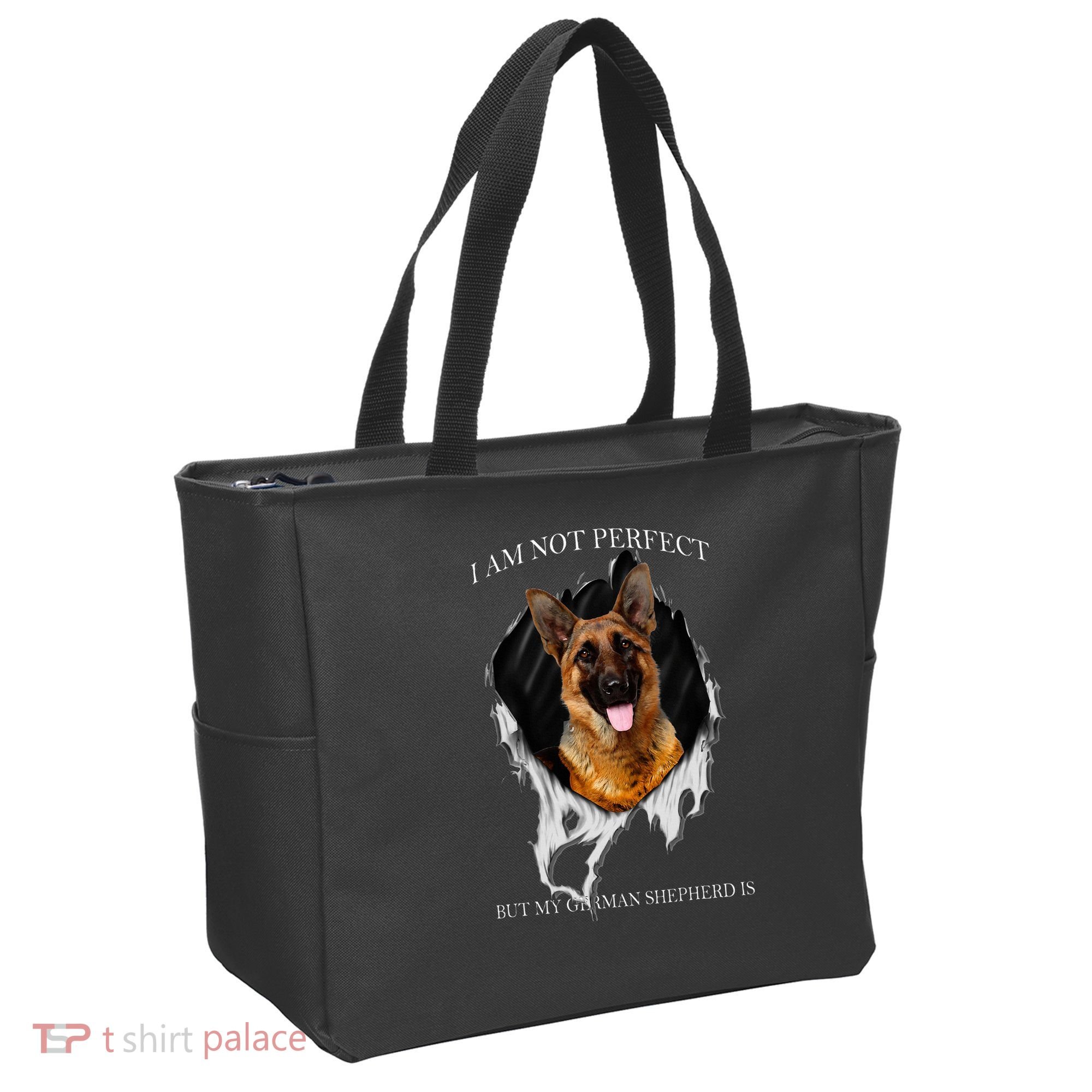 My German Shepherd Is Perfect Dogs Tote Bag