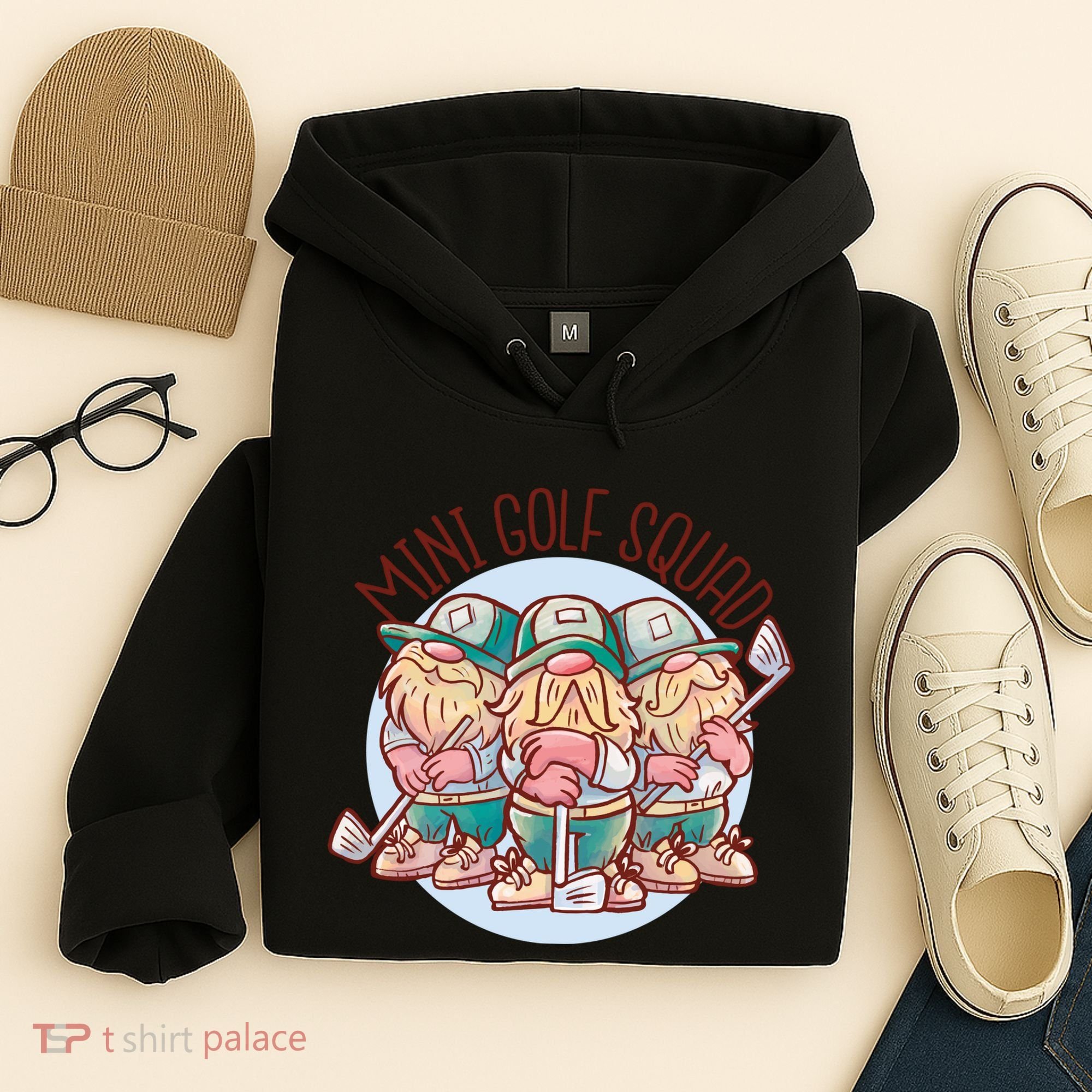 Mini Golf Squad Gnomes Hoodie