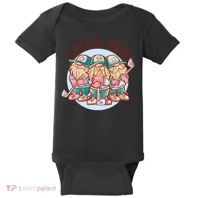 Mini Golf Squad Gnomes Baby Bodysuit