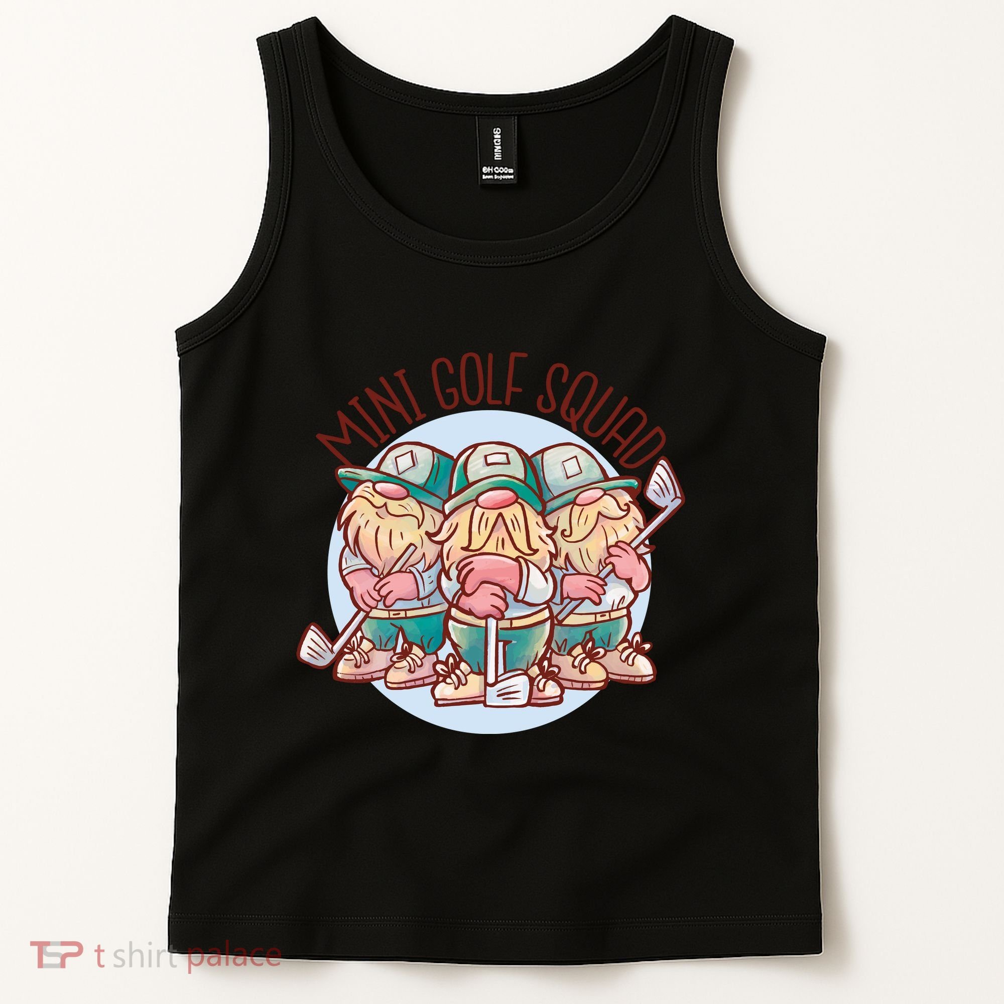 Mini Golf Squad Gnomes Tank Top