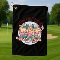 Mini Golf Squad Gnomes Golf Towel thumb 1