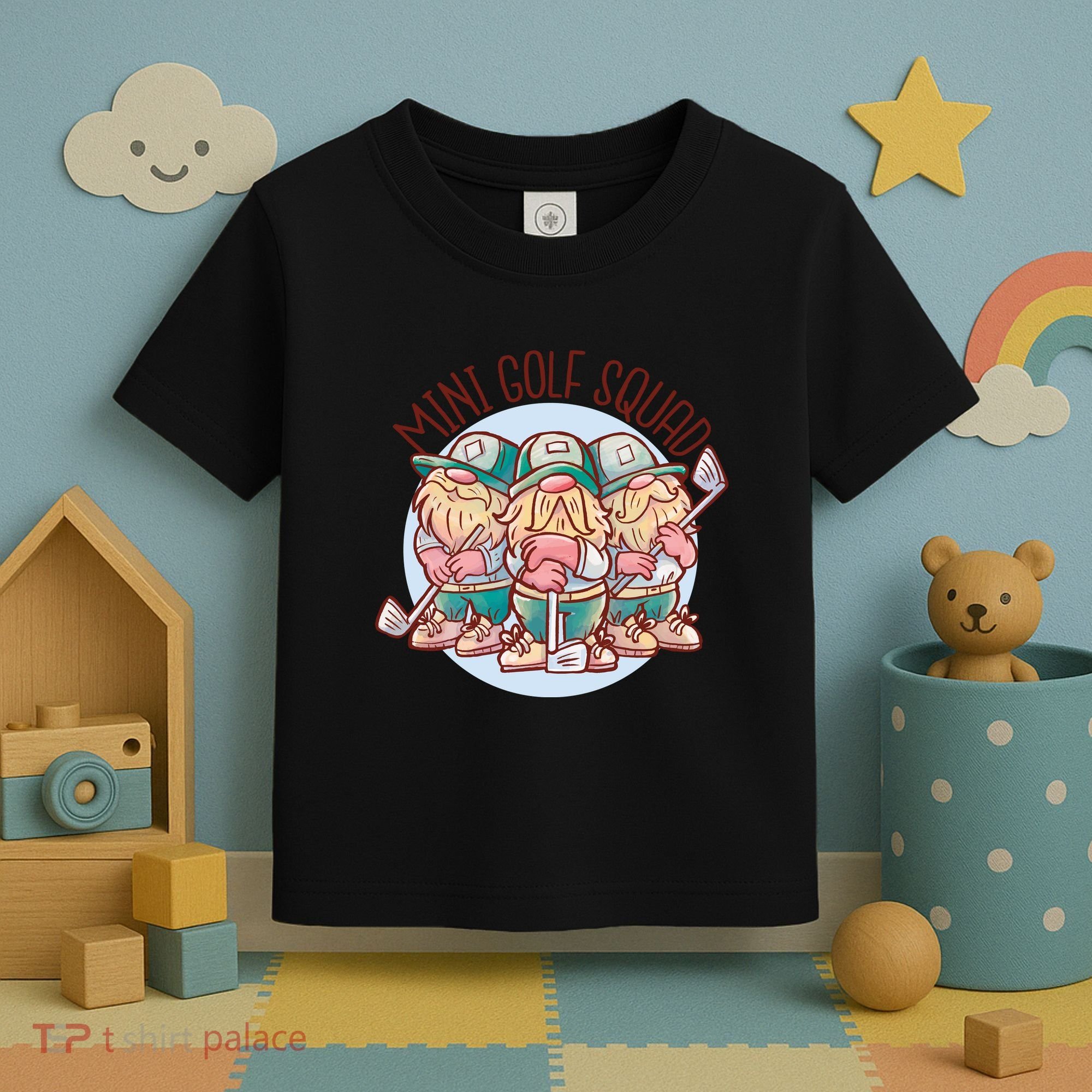 Mini Golf Squad Gnomes Toddler T-Shirt