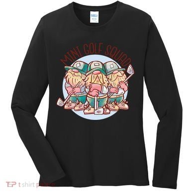 Mini Golf Squad Gnomes Women's Long Sleeve Shirt
