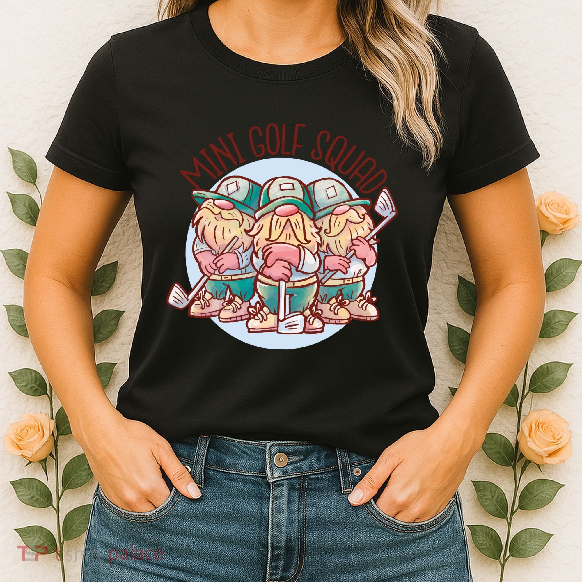 Mini Golf Squad Gnomes Women's T-Shirt