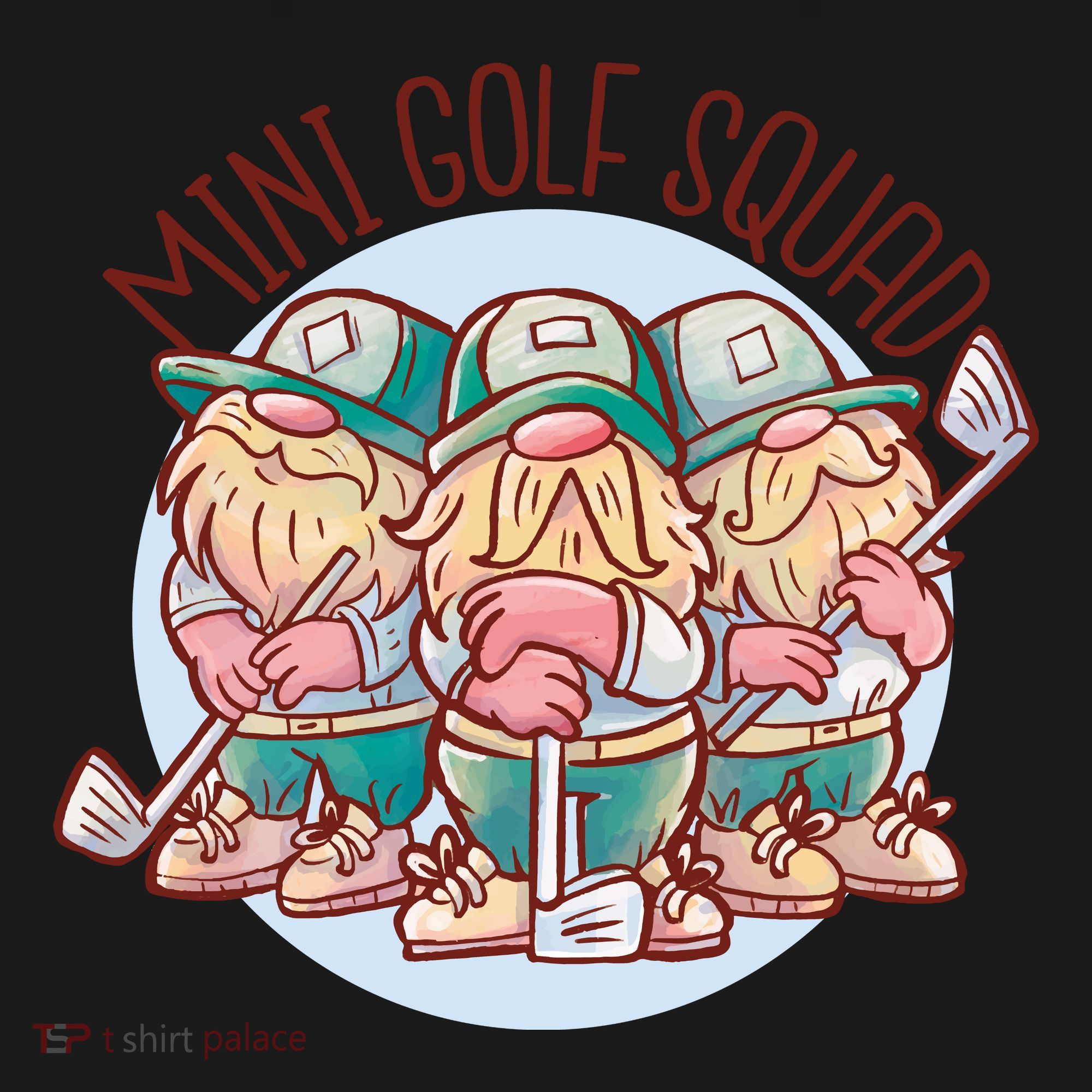 Mini Golf Squad Gnomes Kids Sweatshirt