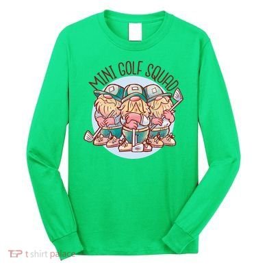Mini Golf Squad Gnomes Long Sleeve Shirt