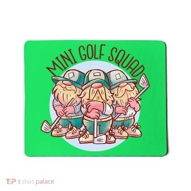 Mini Golf Squad Gnomes Mousepad