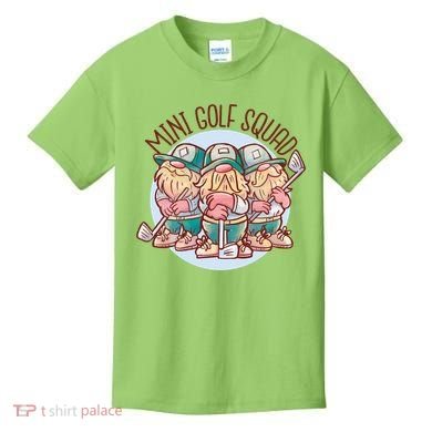 Mini Golf Squad Gnomes Kids T-Shirt
