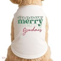 Merry Grinchmas Super Cute Christmas Doggie Tank thumb 0