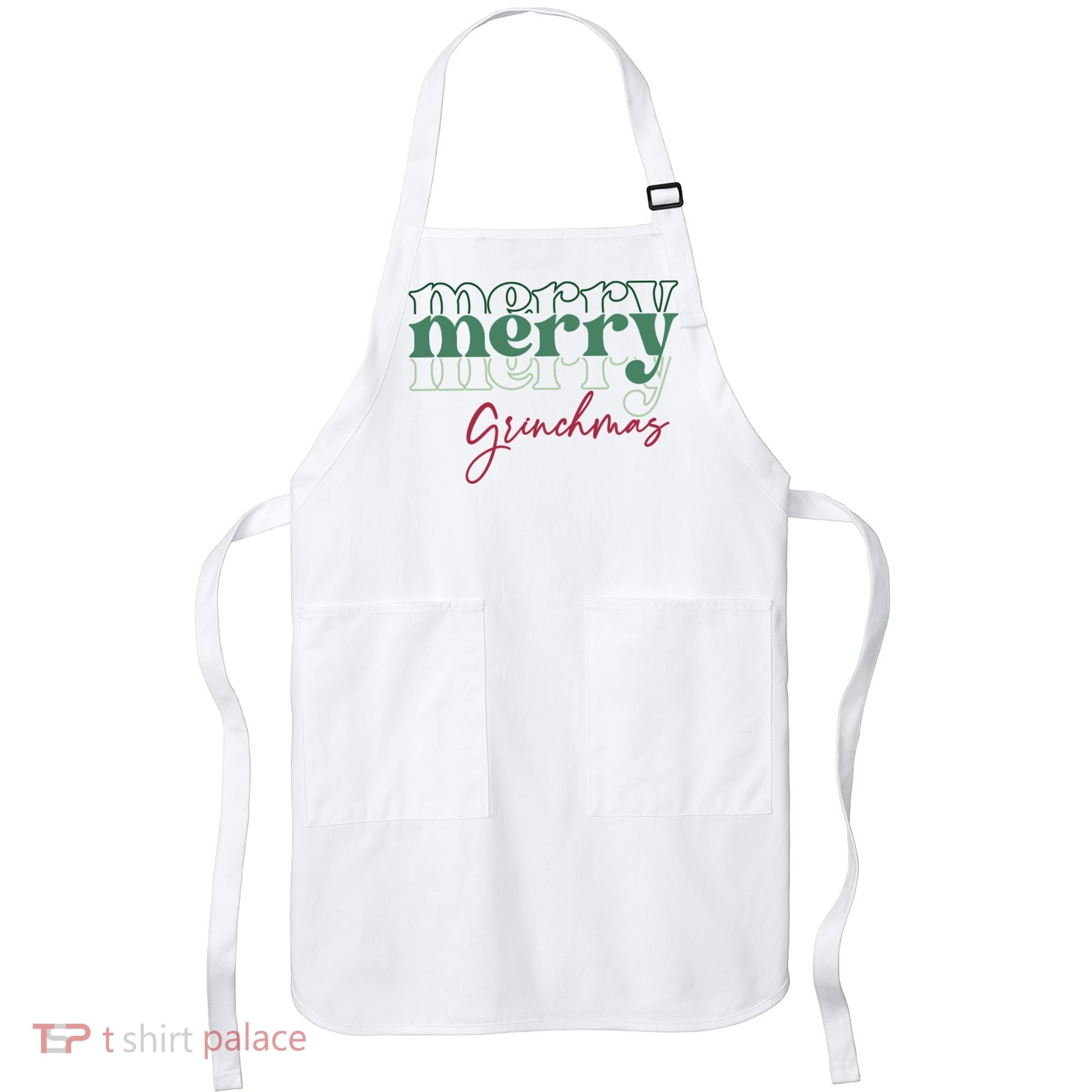 Merry Grinchmas Super Cute Christmas Apron