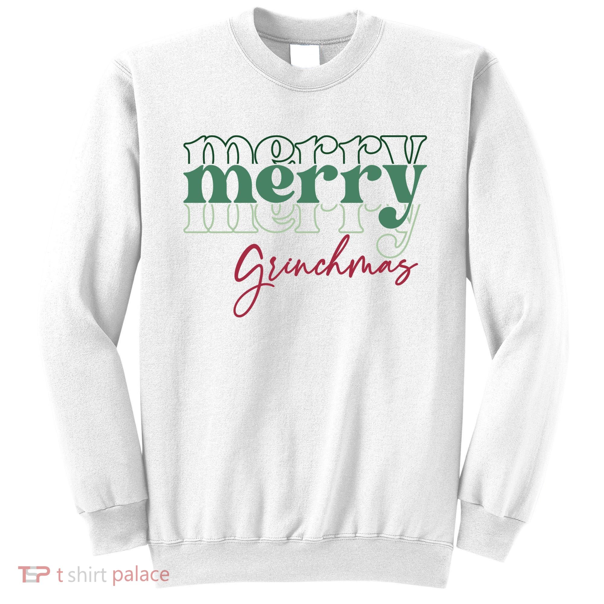 Merry Grinchmas Super Cute Christmas Sweatshirt