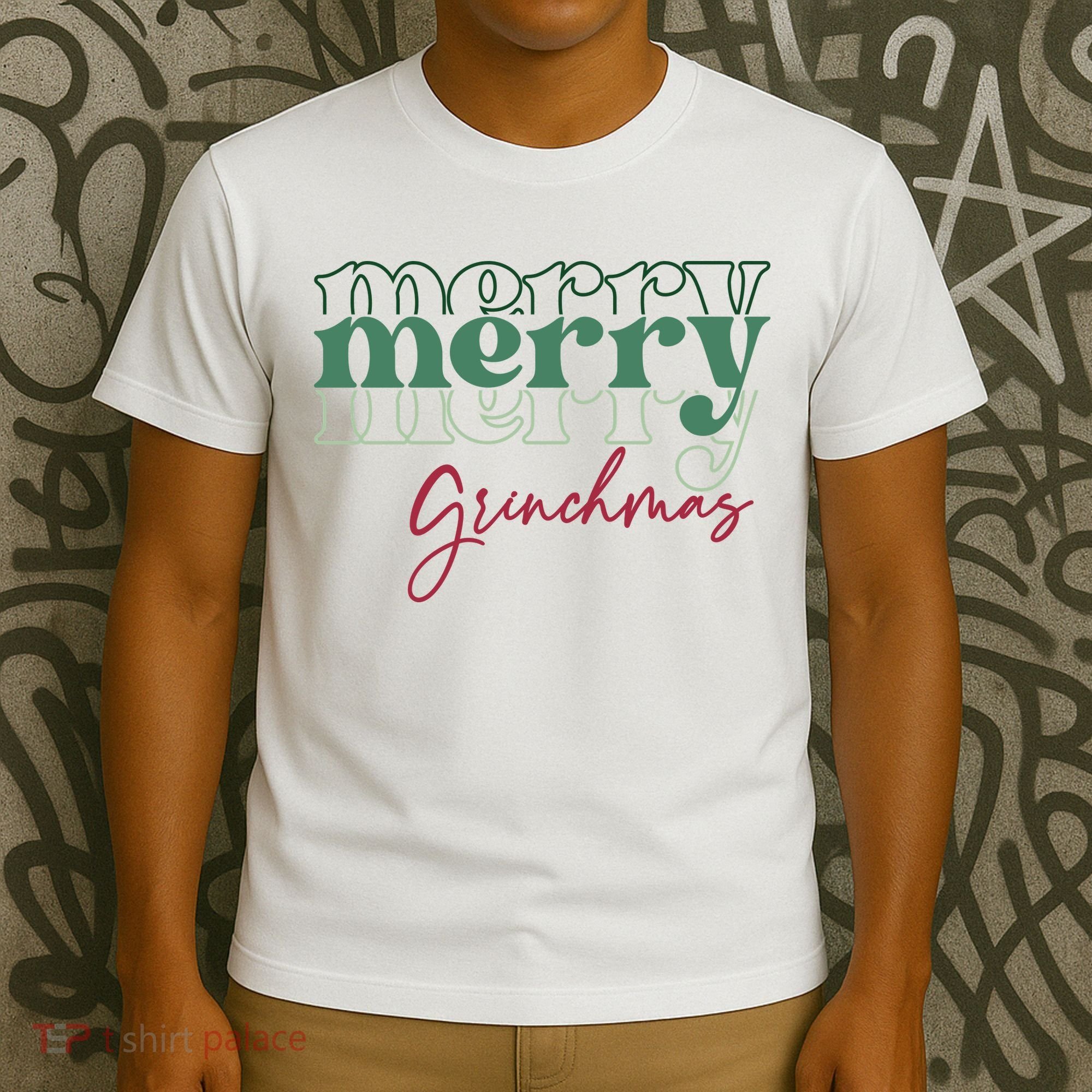 Merry Grinchmas Super Cute Christmas T-Shirt