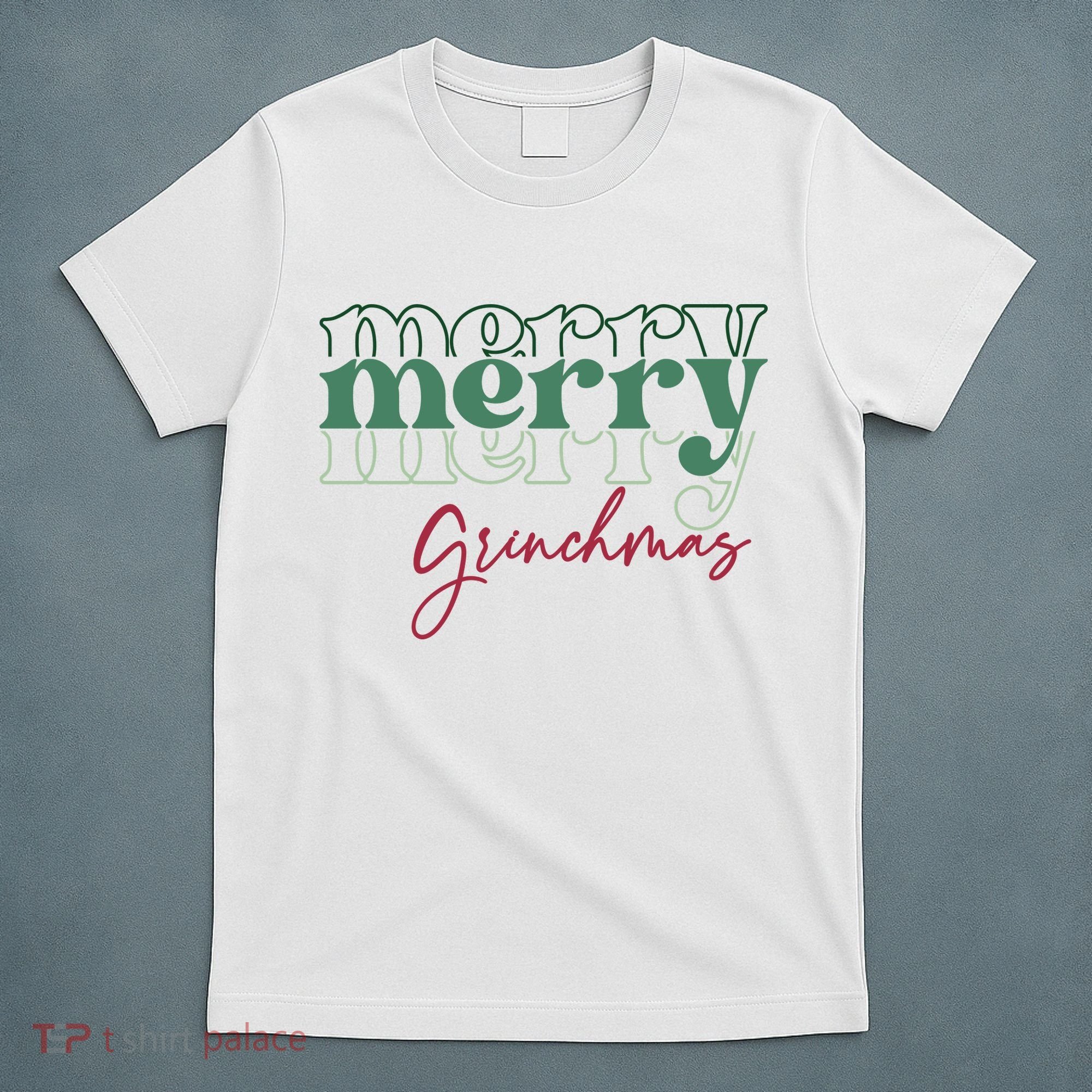 Merry Grinchmas Super Cute Christmas T-Shirt