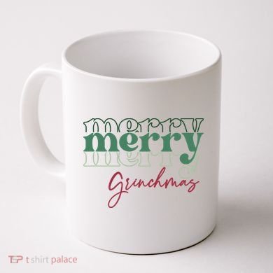 Merry Grinchmas Super Cute Christmas Coffee Mug