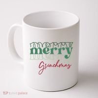 Merry Grinchmas Super Cute Christmas Coffee Mug thumb 0