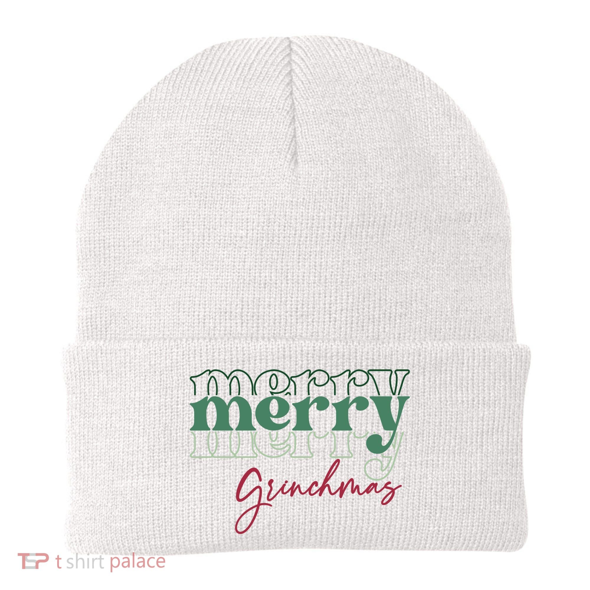 Merry Grinchmas Super Cute Christmas Beanie