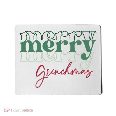 Merry Grinchmas Super Cute Christmas Mousepad