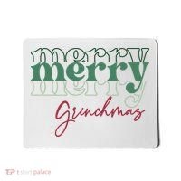 Merry Grinchmas Super Cute Christmas Mousepad thumb 0