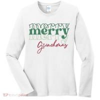 Merry Grinchmas Super Cute Christmas Women's Long Sleeve Shirt thumb 0