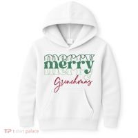 Merry Grinchmas Super Cute Christmas Kids Hoodie thumb 0