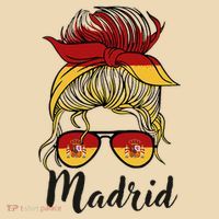 Madrid Girl Spanish Flag Spain Tote Bag thumb 4