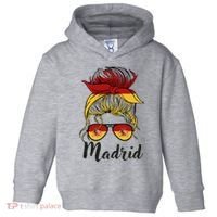 Madrid Girl Spanish Flag Spain Toddler Hoodie thumb 0