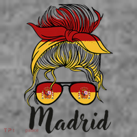 Madrid Girl Spanish Flag Spain Toddler Hoodie thumb 2