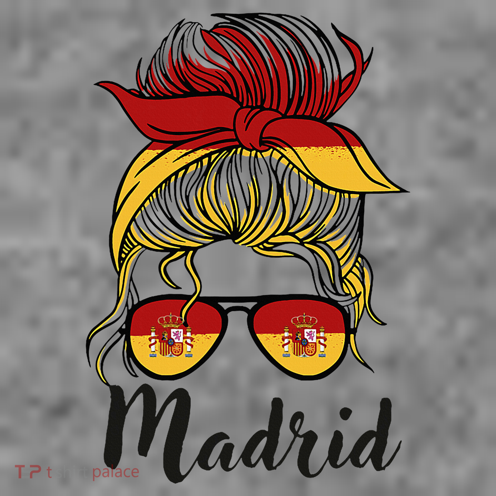 Madrid Girl Spanish Flag Spain Toddler Hoodie