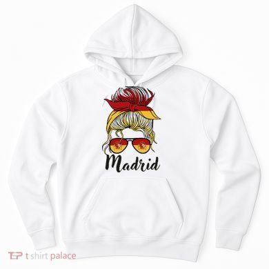 Madrid Girl Spanish Flag Spain Hoodie