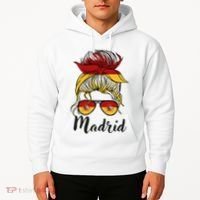 Madrid Girl Spanish Flag Spain Hoodie thumb 2