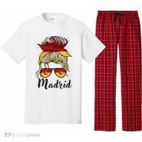 Madrid Girl Spanish Flag Spain Pajama Set thumb 0