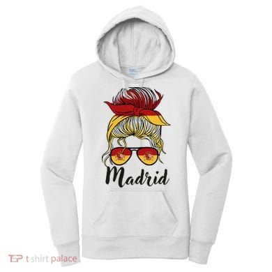 Madrid Girl Spanish Flag Spain Women's Hoodie
