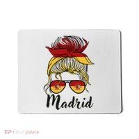 Madrid Girl Spanish Flag Spain Mousepad thumb 0
