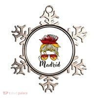Madrid Girl Spanish Flag Spain Ornament thumb 0