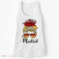 Madrid Girl Spanish Flag Spain Women's Tank Top thumb 0