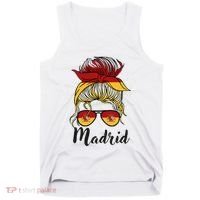 Madrid Girl Spanish Flag Spain Tank Top thumb 0