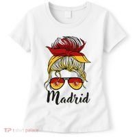 Madrid Girl Spanish Flag Spain Women's T-Shirt thumb 0