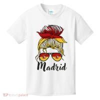 Madrid Girl Spanish Flag Spain Kids T-Shirt thumb 0