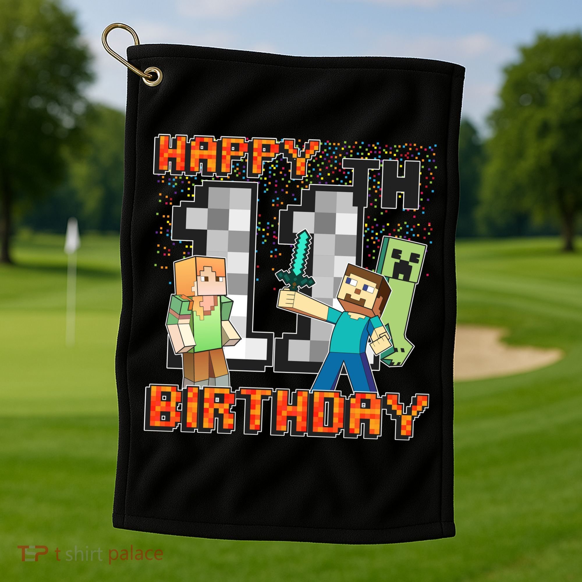 Group Shot 11th Birthday Golf Towel