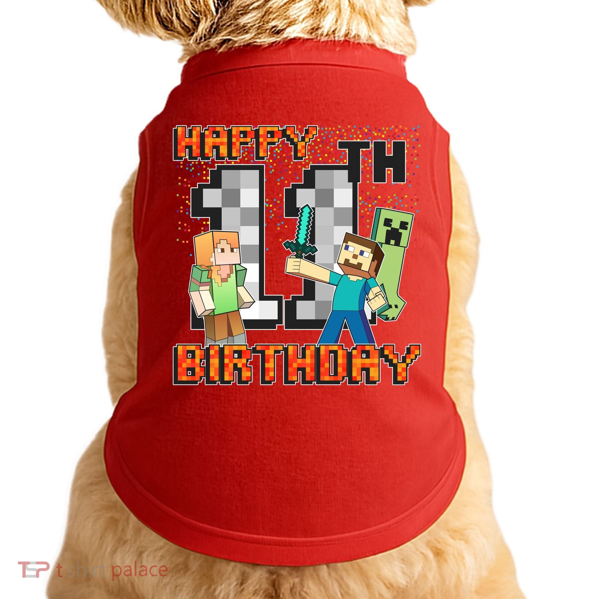 Group Shot 11th Birthday Doggie Tank