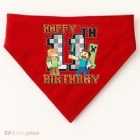 Group Shot 11th Birthday USA-Made Doggie Bandana thumb 0