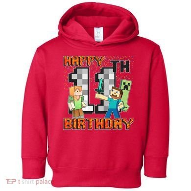Group Shot 11th Birthday Toddler Hoodie