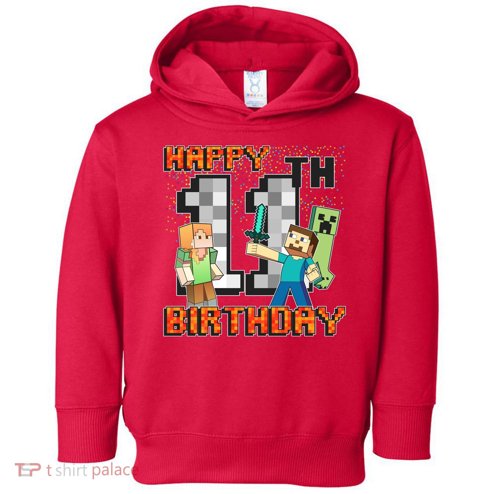 Group Shot 11th Birthday Toddler Hoodie