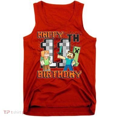 Group Shot 11th Birthday Tank Top