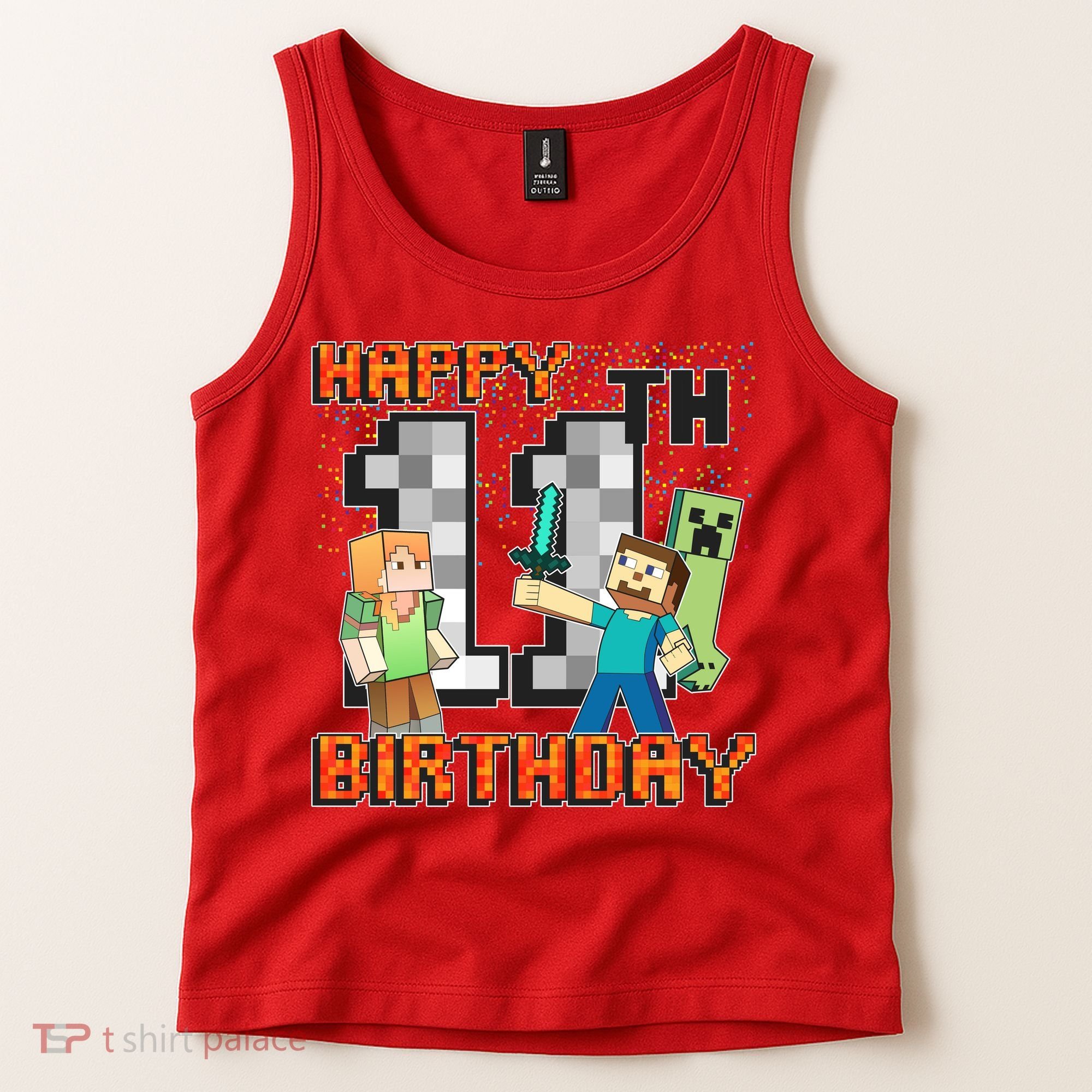 Group Shot 11th Birthday Tank Top