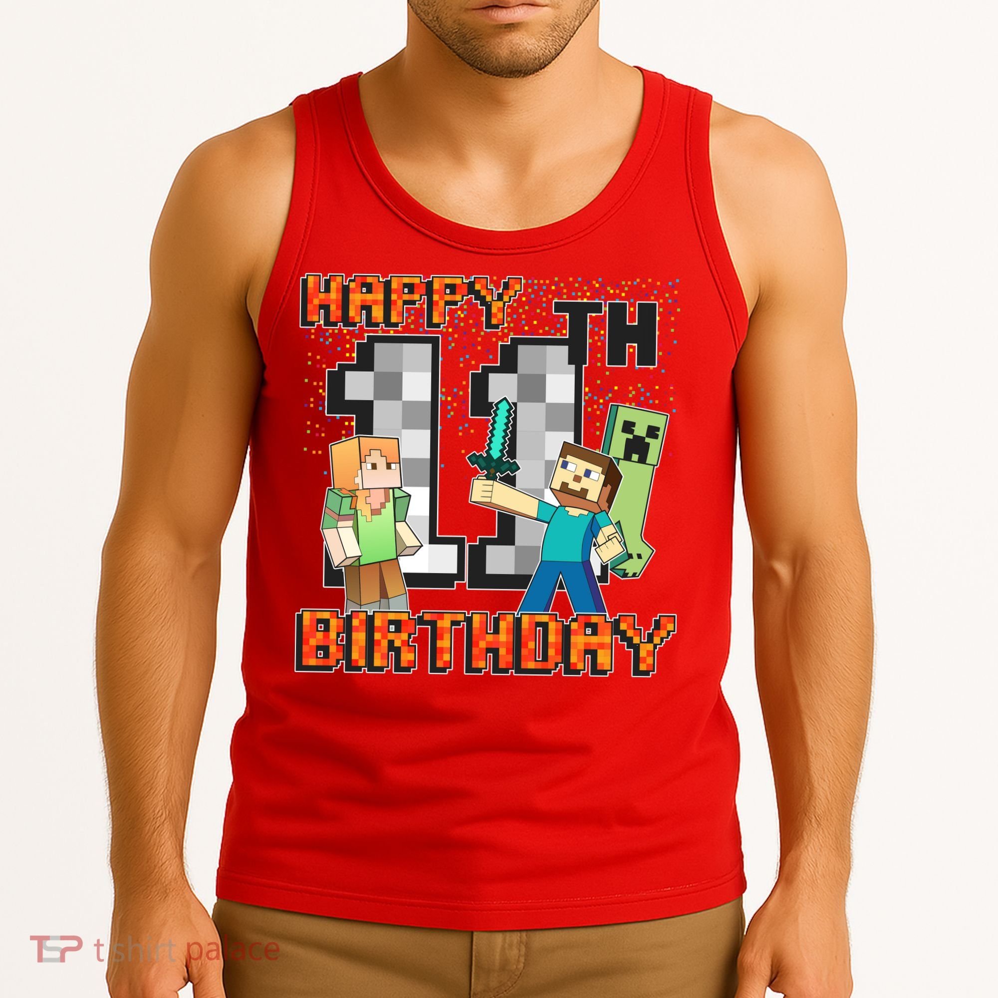 Group Shot 11th Birthday Tank Top