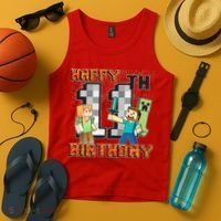 Group Shot 11th Birthday Tank Top thumb 4