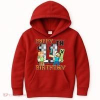 Group Shot 11th Birthday Kids Hoodie thumb 0